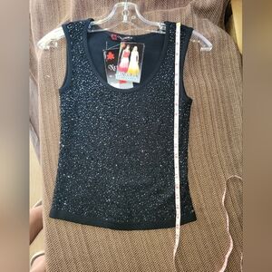 Sparkling Black Women's Tank Top